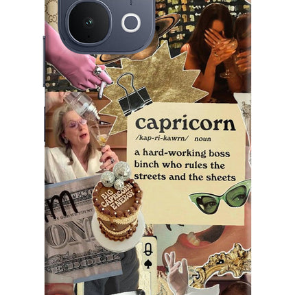 Capricorn Zodiac iQOO Z11x 5G Back Cover