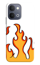 Fired Up – White iQOO Z11x 5G Back Cover