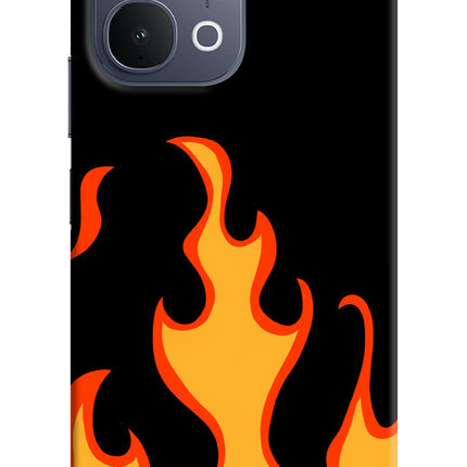 Fired Up – Black iQOO Z11x 5G Back Cover
