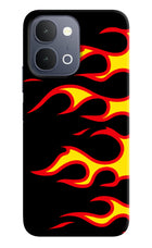 Side Sweep Flames iQOO Z11x 5G Back Cover