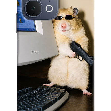 Hacker Hamster iQOO Z11x 5G Back Cover