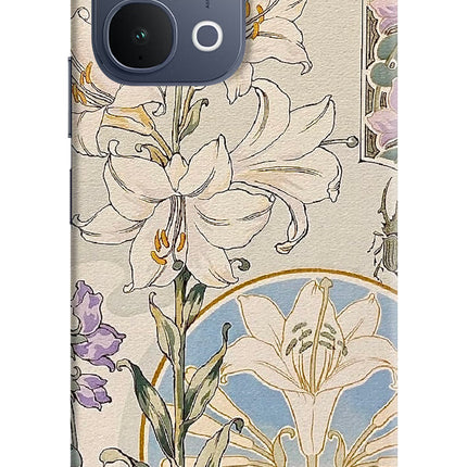 White Lily iQOO Z11x 5G Hard Case Back Cover by Casekaro