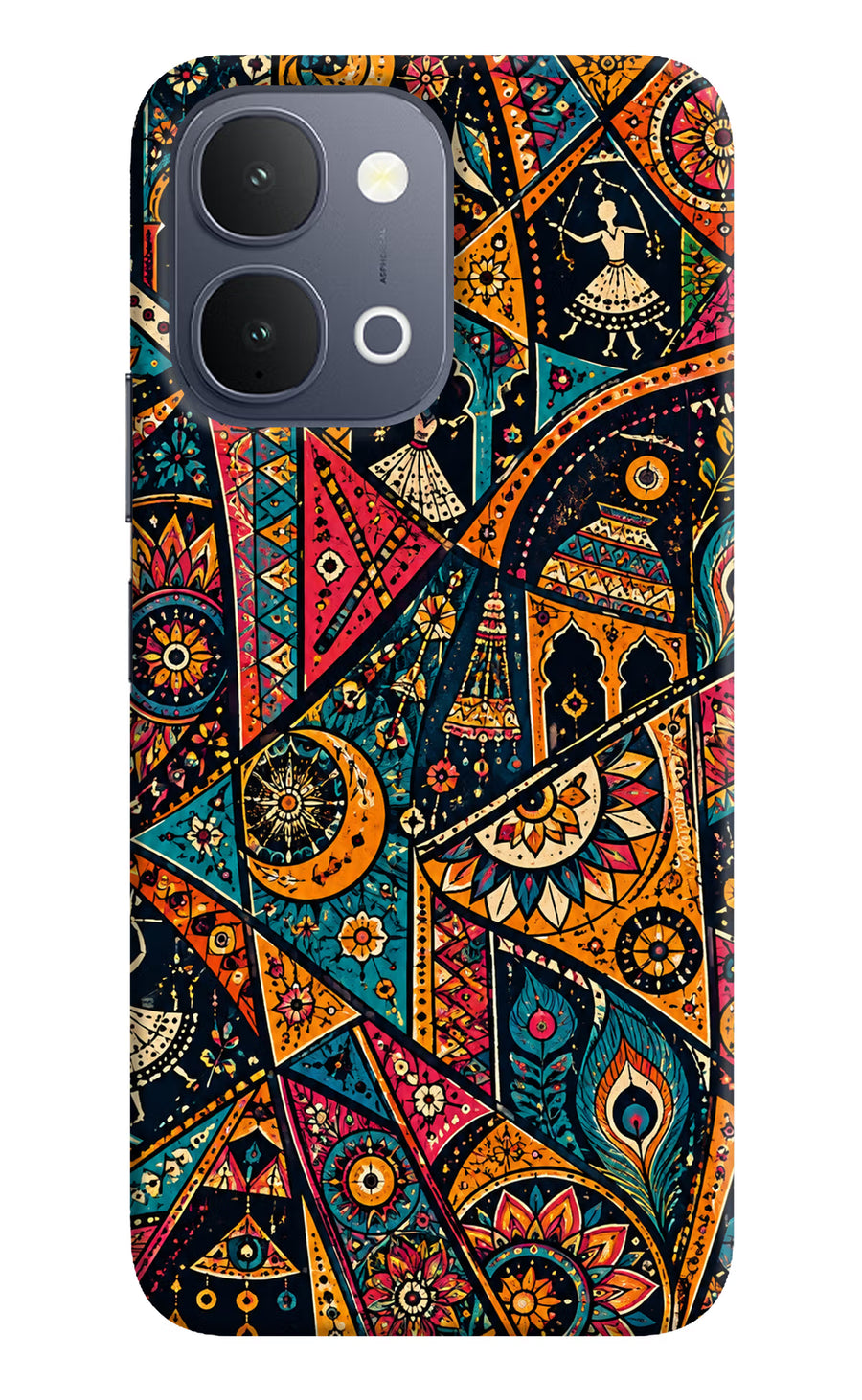 Folk Print iQOO Z11x 5G Back Cover, Hard case