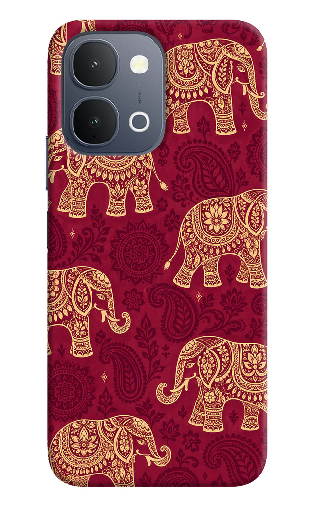 Maroon Elephant iQOO Z11x 5G Back Cover