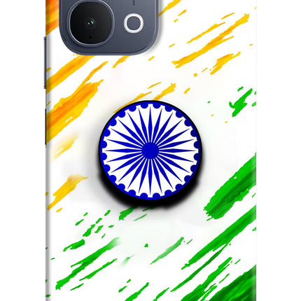 Indian Flag Ashoka Chakra iQOO Z11x 5G Pop Case