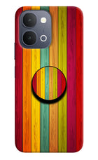 Multicolor Wooden iQOO Z11x 5G Pop Case