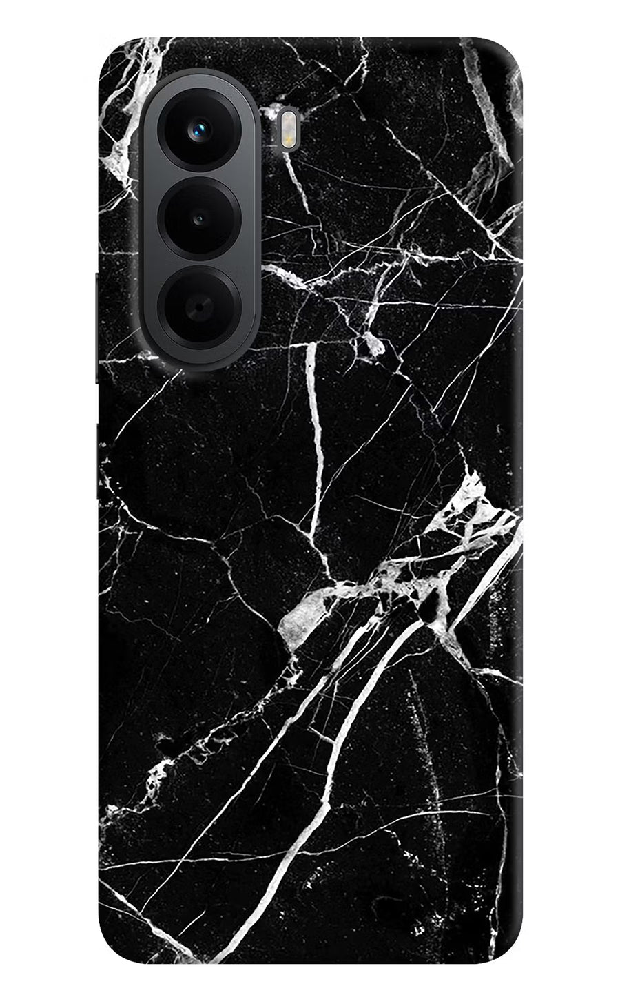Black Marble Pattern OnePlus Nord CE6 Lite Back Cover, Hard case
