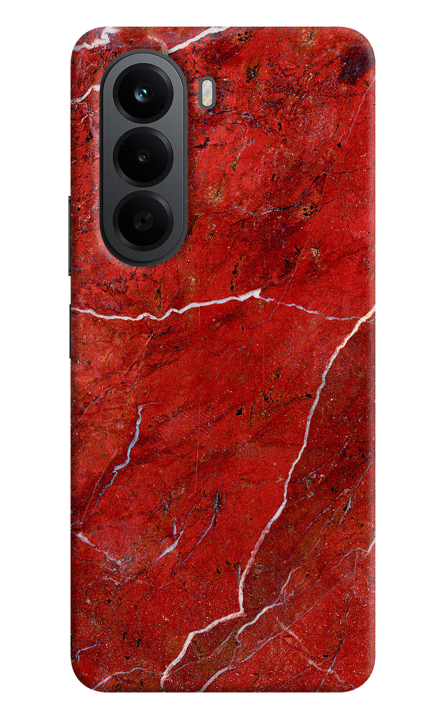 Red Marble Design OnePlus Nord CE6 Lite Back Cover, Hard case