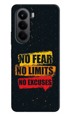No Fear No Limits No Excuse OnePlus Nord CE6 Lite Back Cover