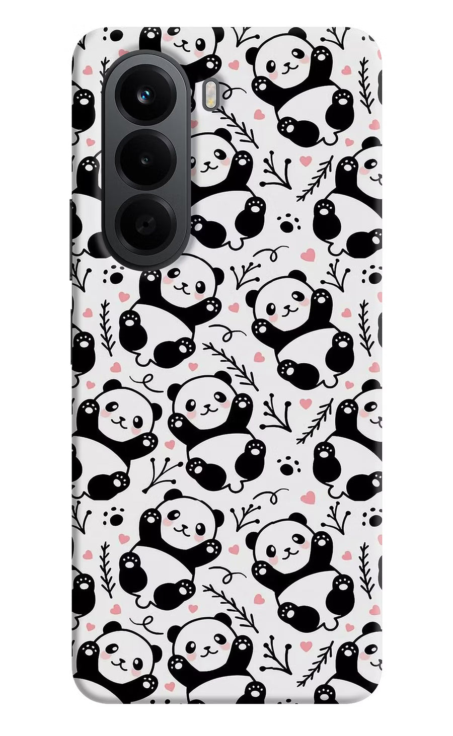 Cute Panda OnePlus Nord CE6 Lite Back Cover, Hard case