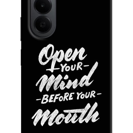 Open Your Mind Before Your Mouth OnePlus Nord CE6 Lite Back Cover