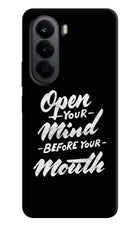 Open Your Mind Before Your Mouth OnePlus Nord CE6 Lite Back Cover