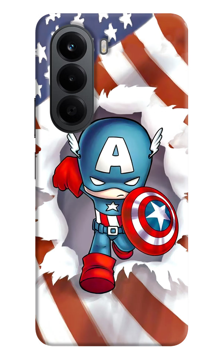 Captain America OnePlus Nord CE6 Lite Back Cover, Hard case