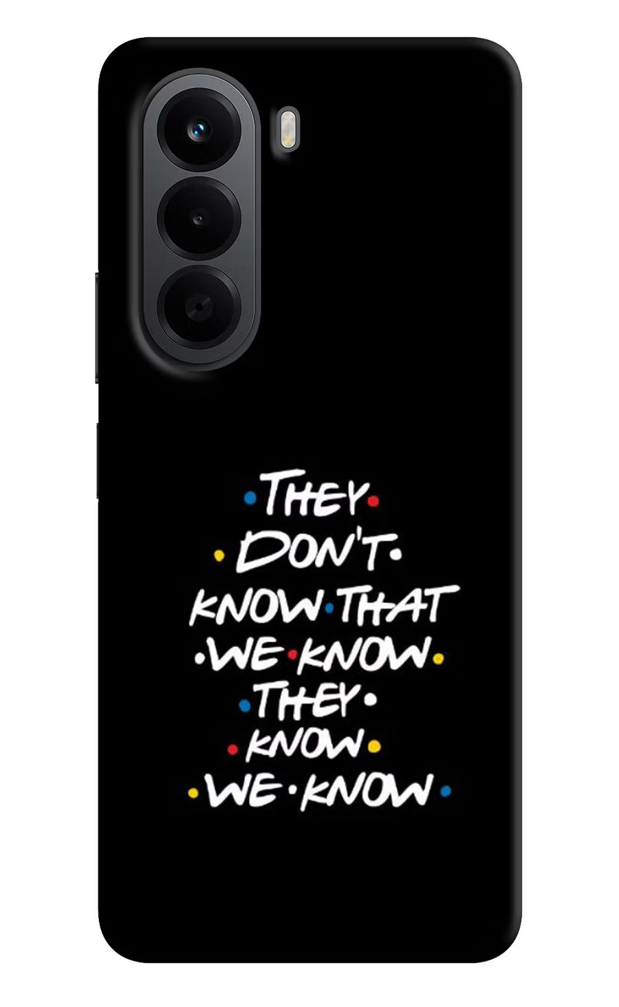 FRIENDS Dialogue OnePlus Nord CE6 Lite Back Cover, Hard case