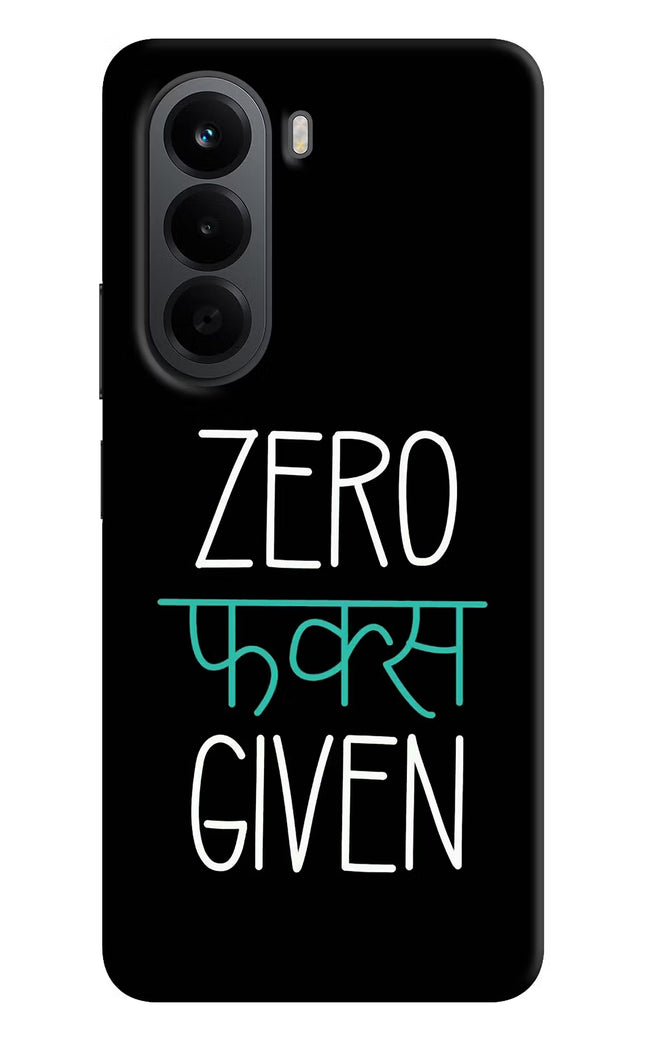 Zero Fucks Given OnePlus Nord CE6 Lite Hard Case Back Cover by Casekaro