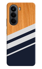 Blue and white wooden OnePlus Nord CE6 Lite Back Cover