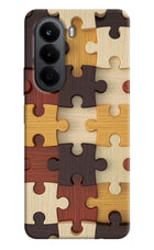 Wooden Puzzle OnePlus Nord CE6 Lite Back Cover