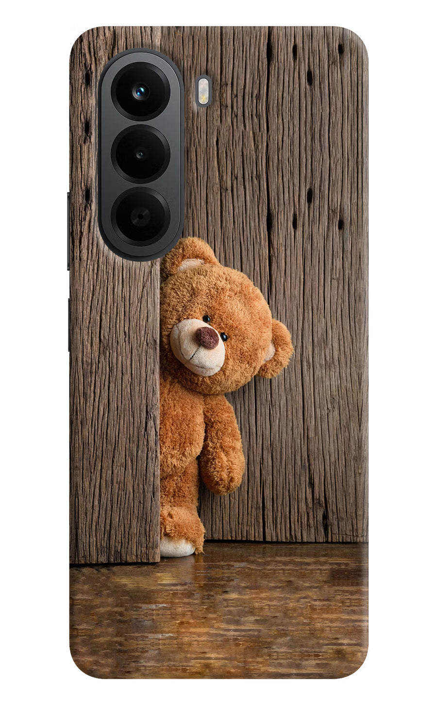 Teddy Wooden OnePlus Nord CE6 Lite Back Cover, Hard case