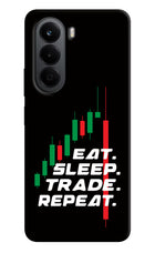 Eat Sleep Trade Repeat OnePlus Nord CE6 Lite Back Cover