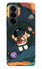 Cartoon Astronaut OnePlus Nord CE6 Lite Back Cover