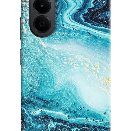 Blue Glitter Marble OnePlus Nord CE6 Lite Back Cover