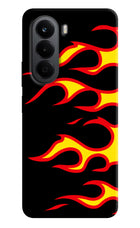 Side Sweep Flames OnePlus Nord CE6 Lite Back Cover