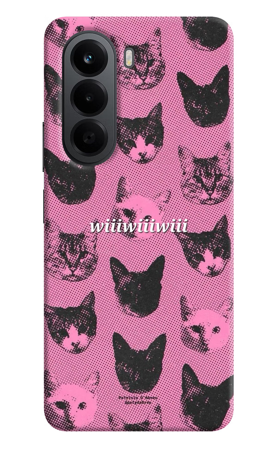Pink Cats OnePlus Nord CE6 Lite Back Cover, Hard case