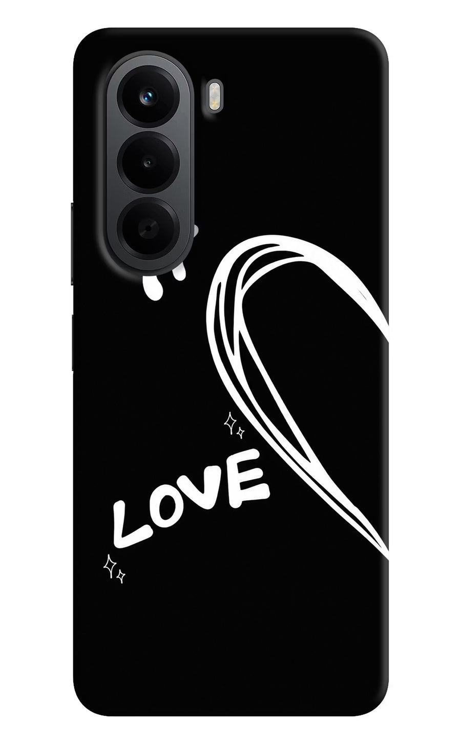 Love Line OnePlus Nord CE6 Lite Back Cover, Hard case