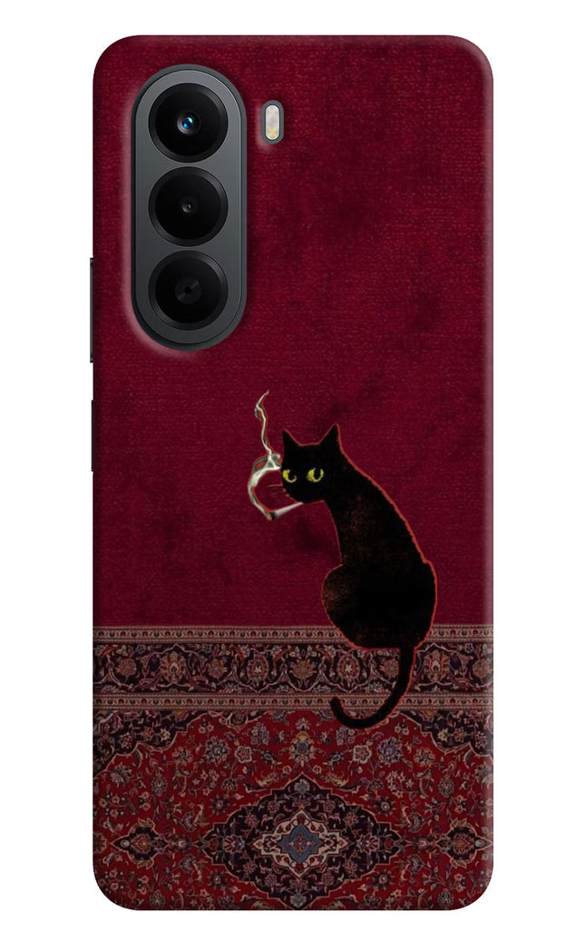 Midnight Cat OnePlus Nord CE6 Lite Hard Case Back Cover by Casekaro