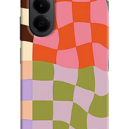 Wavy Grid OnePlus Nord CE6 Lite Hard Case Back Cover by Casekaro
