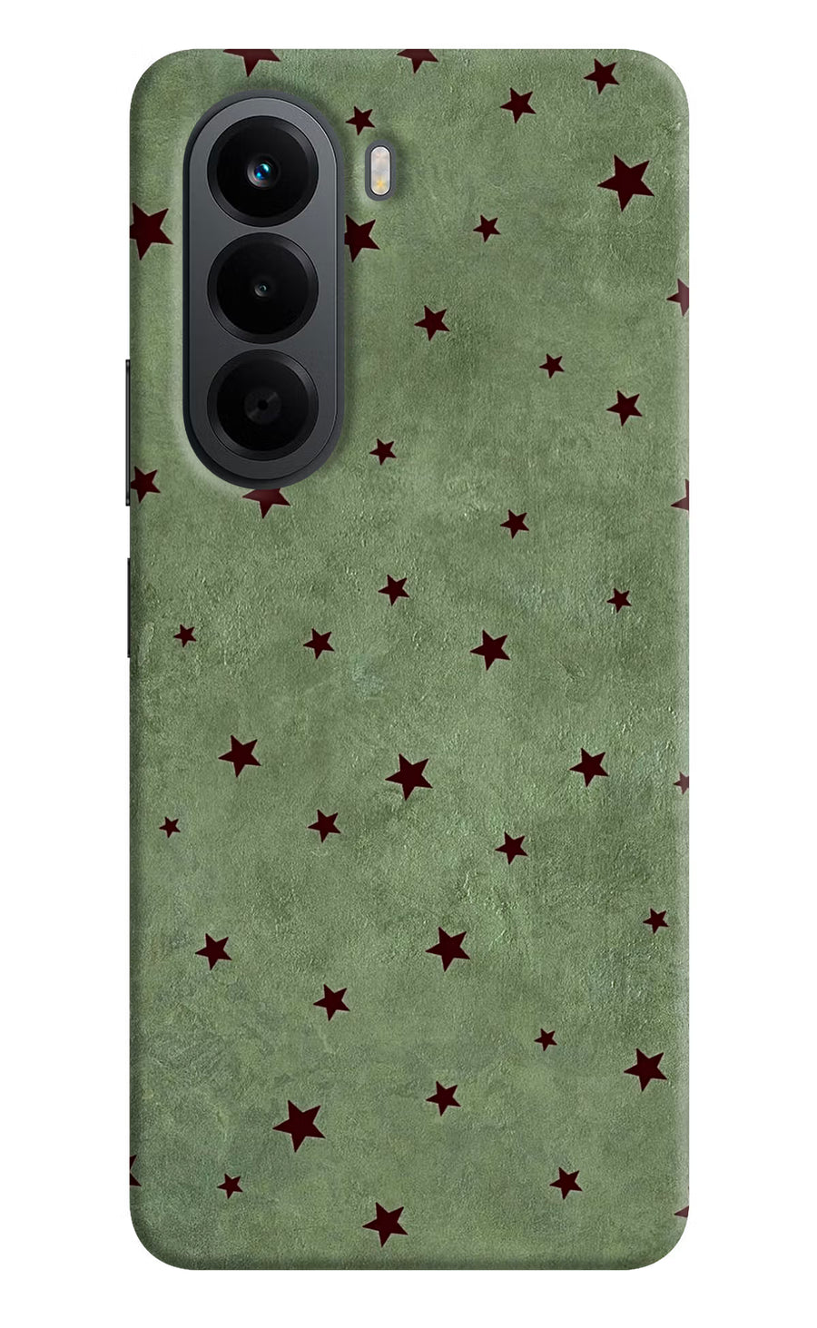 Green Stars OnePlus Nord CE6 Lite Back Cover, Hard case