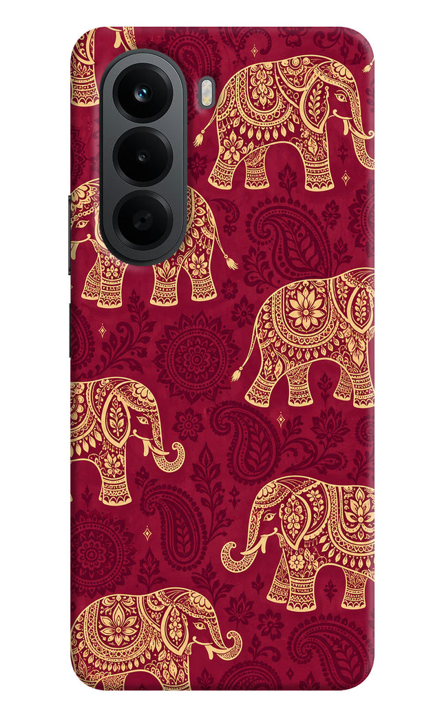 Maroon Elephant OnePlus Nord CE6 Lite Hard Case Back Cover by Casekaro