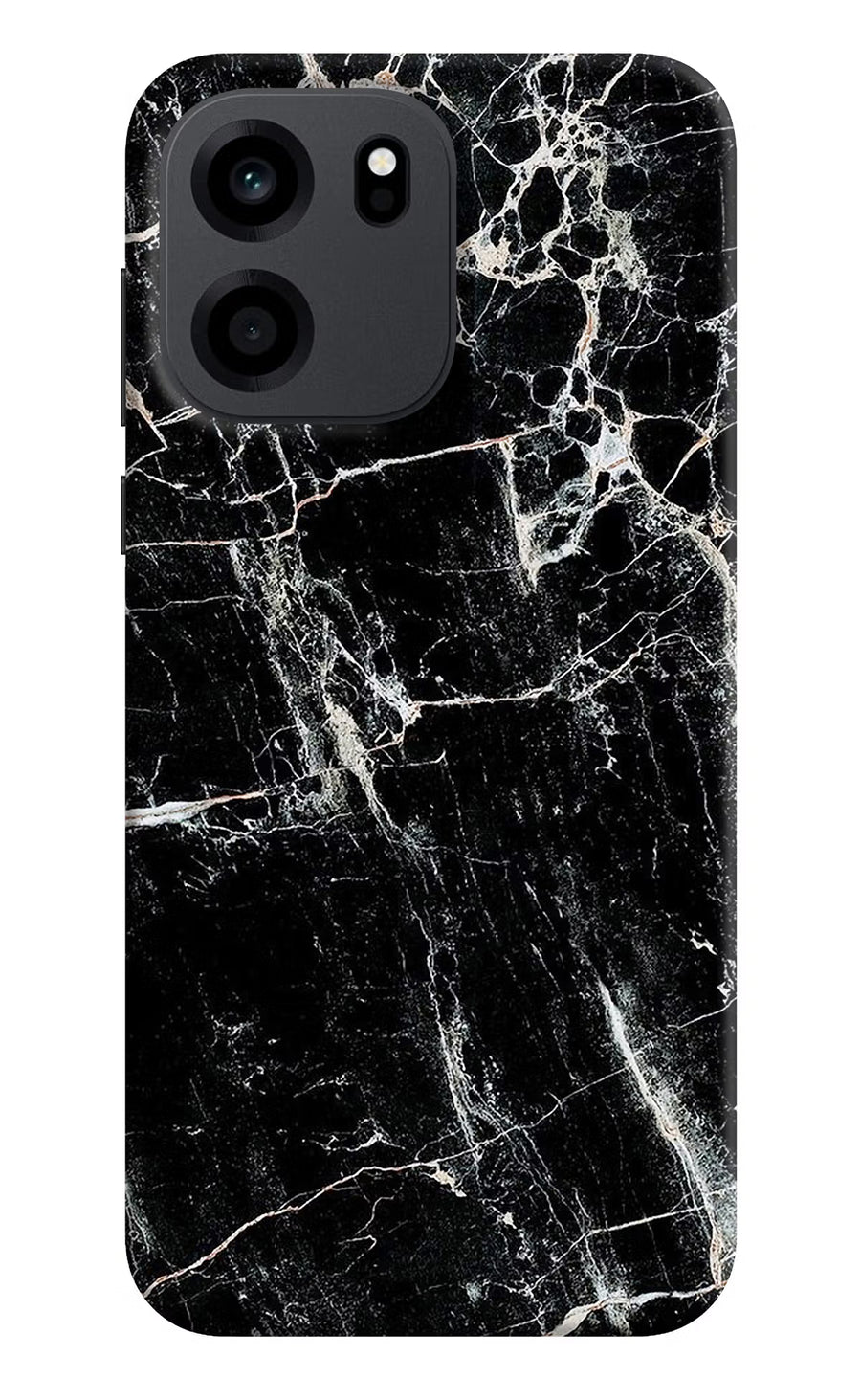 Black Marble Texture OnePlus Nord CE 6 Back Cover, Hard case