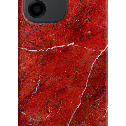 Red Marble Design OnePlus Nord CE 6 Back Cover