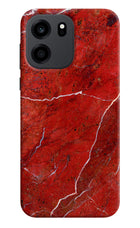 Red Marble Design OnePlus Nord CE 6 Back Cover