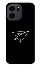 Paper Plane White OnePlus Nord CE 6 Back Cover