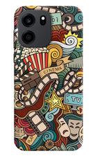Cinema Abstract OnePlus Nord CE 6 Back Cover