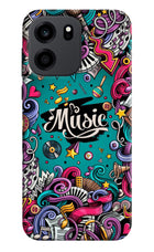 Music Graffiti OnePlus Nord CE 6 Back Cover