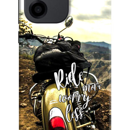 Ride More Worry Less OnePlus Nord CE 6 Back Cover
