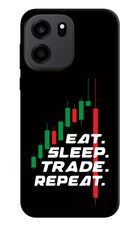 Eat Sleep Trade Repeat OnePlus Nord CE 6 Back Cover