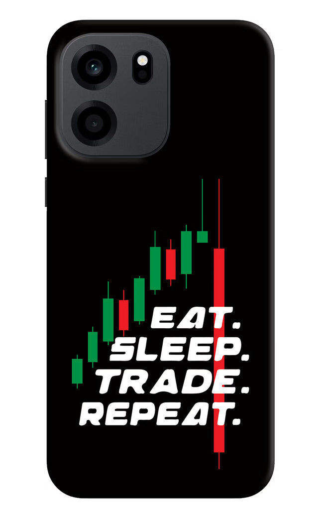 Eat Sleep Trade Repeat OnePlus Nord CE 6 Hard Case Back Cover by Casekaro