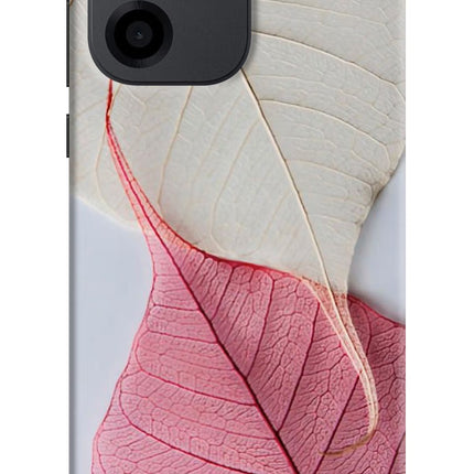 White Pink Leaf OnePlus Nord CE 6 Back Cover