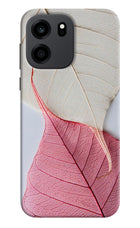 White Pink Leaf OnePlus Nord CE 6 Back Cover