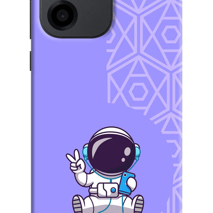 Cute Astronaut Chilling OnePlus Nord CE 6 Back Cover