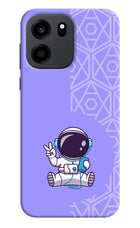 Cute Astronaut Chilling OnePlus Nord CE 6 Back Cover