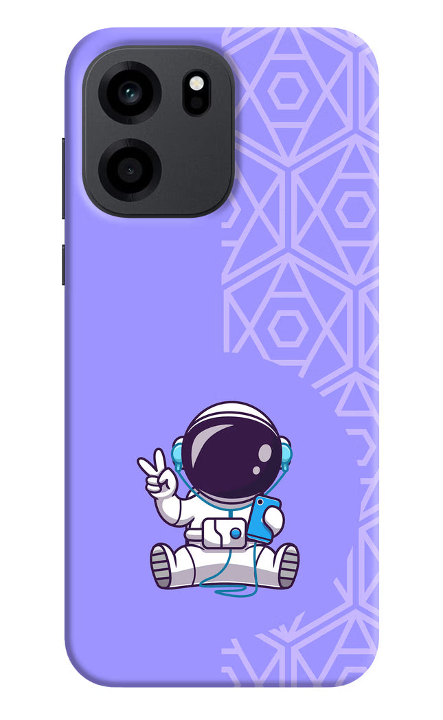 Cute Astronaut Chilling OnePlus Nord CE 6 Hard Case Back Cover by Casekaro