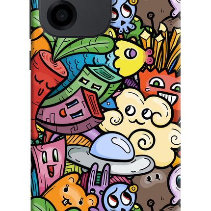 Veggie Doodle OnePlus Nord CE 6 Back Cover