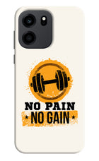 No Pain No Gain OnePlus Nord CE 6 Back Cover