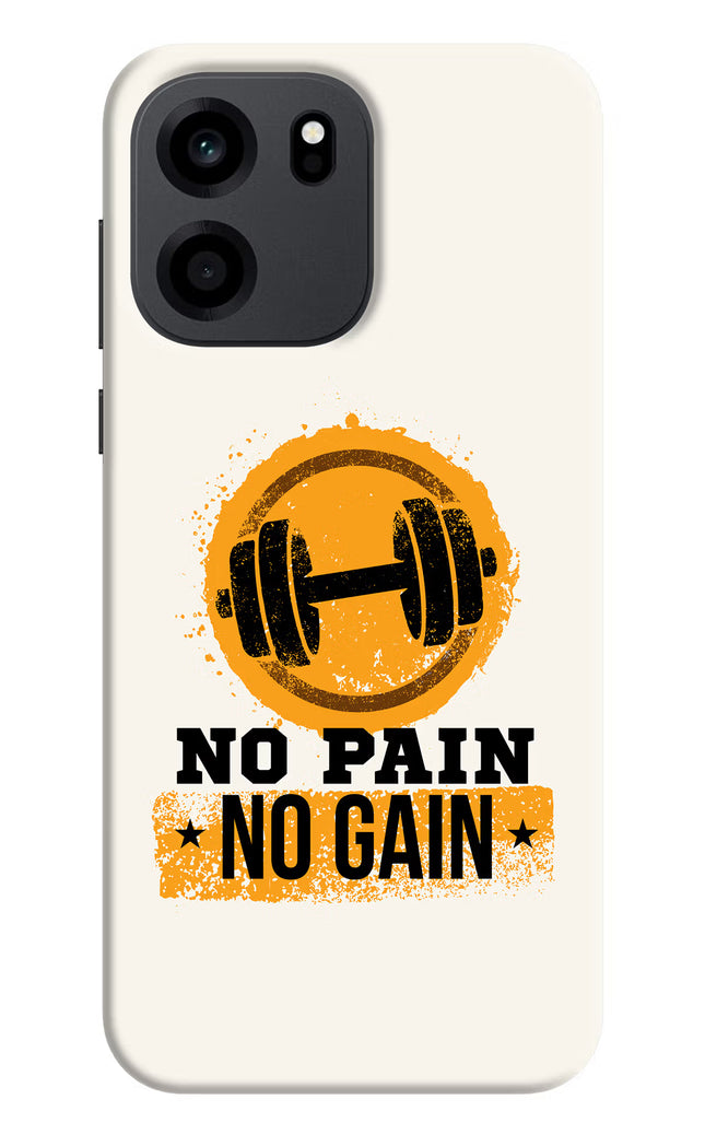No Pain No Gain OnePlus Nord CE 6 Hard Case Back Cover by Casekaro