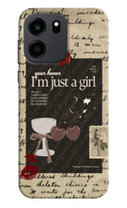 I am just a girl OnePlus Nord CE 6 Back Cover